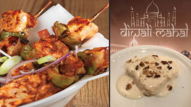 Mešano meso na indijski način, prilog, salata i dezert za dvoje!